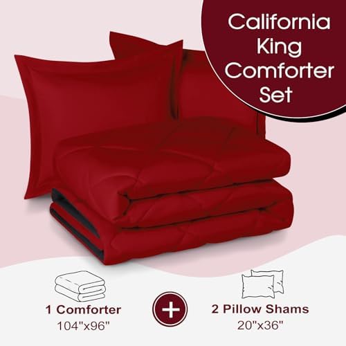 Basic Beyond California King Comforter Set, 1 Comforter 104"x96" and 2 Pillow - Image 6