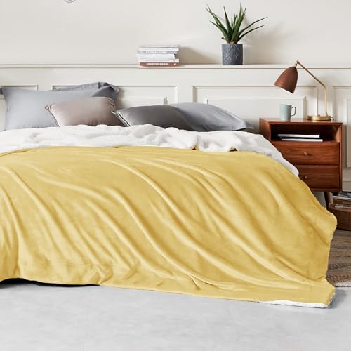 Bedsure GentleSoft Sherpa Fleece Blankets King Size - Image 3