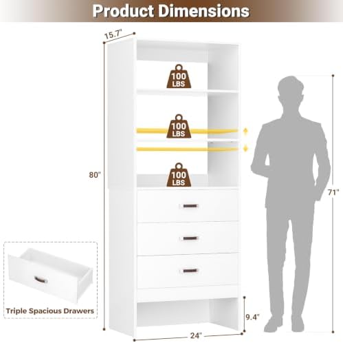 Freestanding 2FT Closet System - Image 3