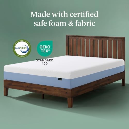 Zinus 8 Inch Twin Cooling Essential Memory Foam Mattress, Medium Feel - Image 5