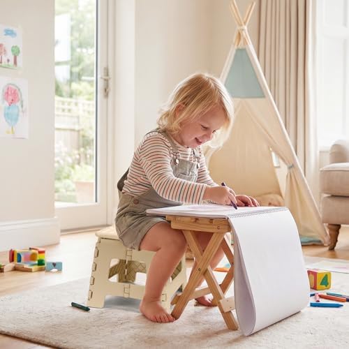 Dyforce Kids Step Stool 9 Inch, 300lbs Folding Step Stool - Image 5