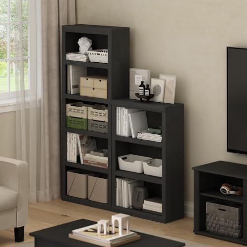 Furinno Rail Book Shelf, 5-Tier Bookshelf - Image 2