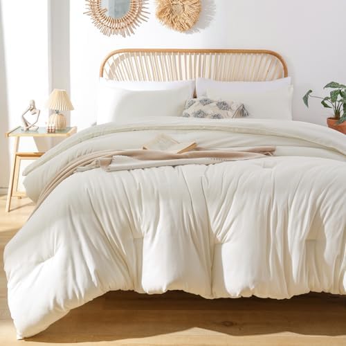 ROSGONIA California King Comforter Set, 3 Pieces Soft Bedding Quilt by ROSGONIA