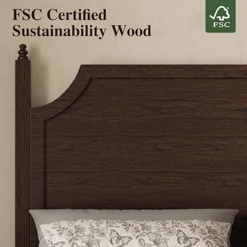 Belffin Wood Queen Size Bed Frame - Image 3