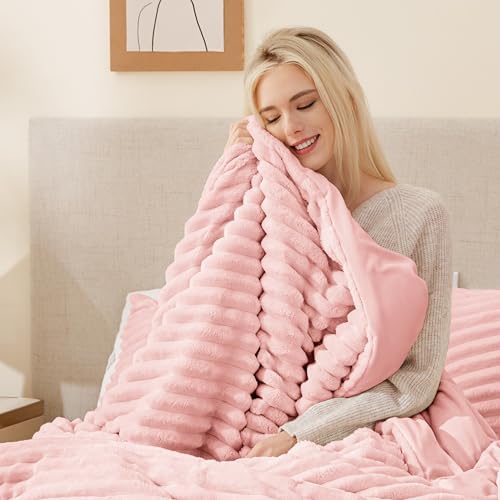 EXQ Home Fluffy Comforter Set Full Size, 3 Pieces Bed Set - Image 4
