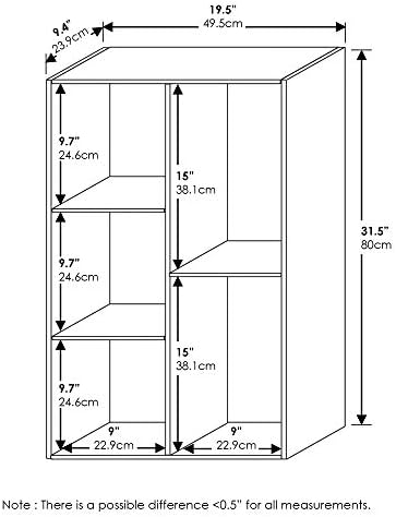 Furinno Luder 5-Cube No Tool Assembly Open Shelf - Image 3