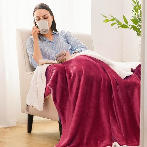 Bedsure GentleSoft Sherpa Fleece Blanket Queen Size - Image 6