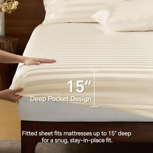 BEDELITE Satin Sheets Twin Size Bed Set, 3 Pieces - Image 6