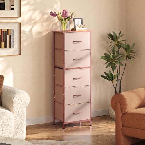 WLIVE Tall Dresser for Bedroom, 5 Drawer Dresser - Image 5