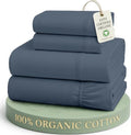 LANE LINEN Queen Bed Sheet Set 100% Organic Cotton 4pc Soft by LaneLinen