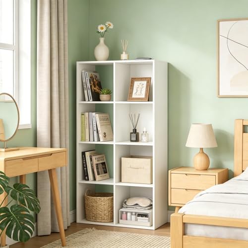 8 Cube Shelf with Anti-Tipping Kits + Reversible Open Back Bookcase - Image 5