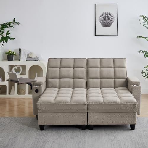oaaktu Queen Size Sleeper Sofa Couch - Image 4