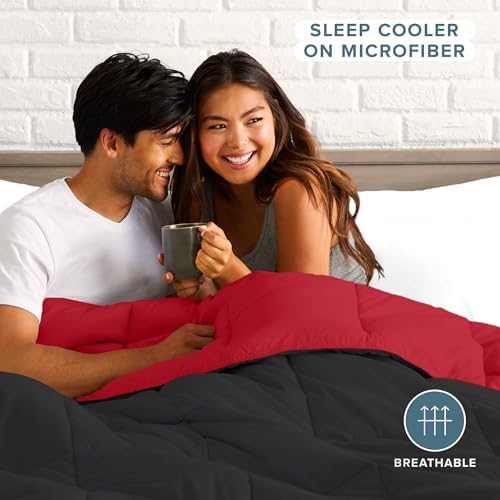 Bare Home Reversible Comforter - Image 5