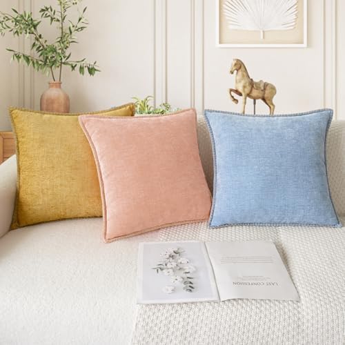 CaliTime Decorative Couch Throw Pillow Covers 20 X 12 Inches Gold - Image 5