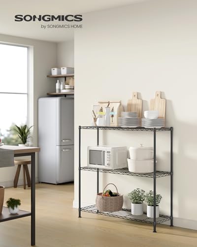 SONGMICS 3-Tier Bathroom Shelf, Storage Rack - Image 2