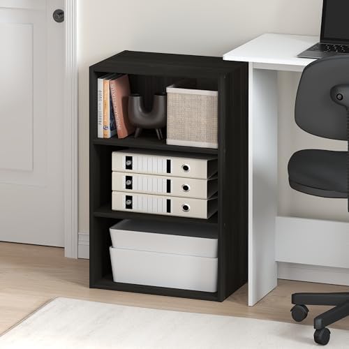 Furinno Basic Book Shelf, 3-Tier Bookshelf, Storage Organizer Bookcase - Image 2