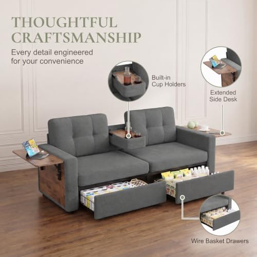 70" Oversize Versatile Sofa, Loveseat Couch - Image 5
