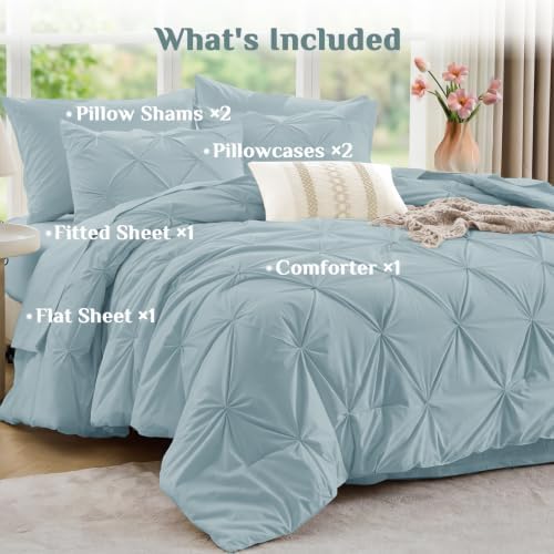 JOLLYVOGUE King Size Comforter Set 7 Pieces - Image 7