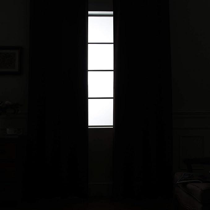 Yakamok 2 Thick Layers 100% Completely Blackout Window Curtains, Thermal - Image 8