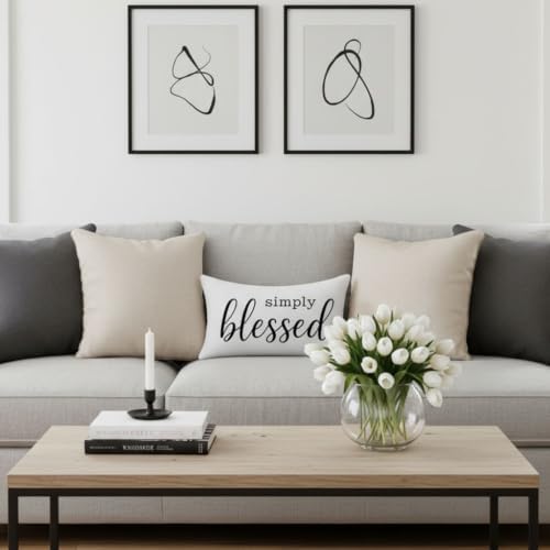 12x20 Throw Pillow Cover Simply Blessed - Image 6