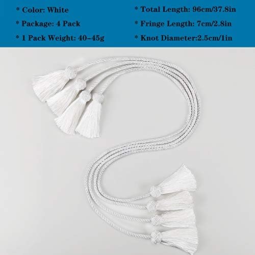 Elegant Tassel Curtain Tiebacks Rope Curtain Tie Backs - Image 4