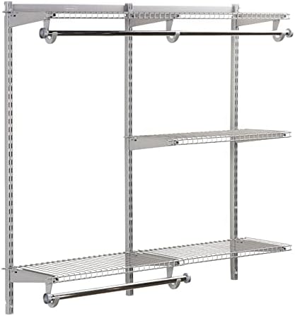 Rubbermaid Configurations Custom Closet Kit, 4-8 Ft. Adjustable Metal Wire - Image 2