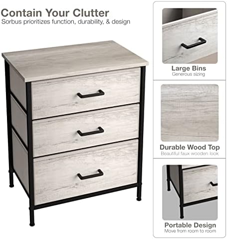 Sorbus Nightstand for Bedroom - Image 4
