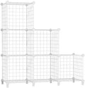AWTATOS Wire Cube Storage, 6 Cube Closet Organizer Storage Shelf by AWTATOS