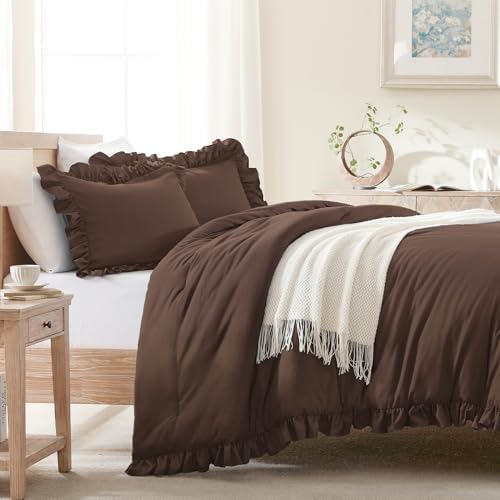 Andency Oversized King Ruffle Comforter Set - Image 5