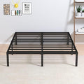 King Size Bed Frame, 12 Inch Heavy Duty King Platform Bed Frame by Maenizi