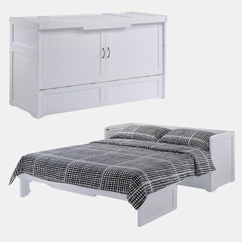 NIGHT & DAY Cube Pre-Assembled Cabinet Murphy Bed by NIGHTDAYFURNITURE