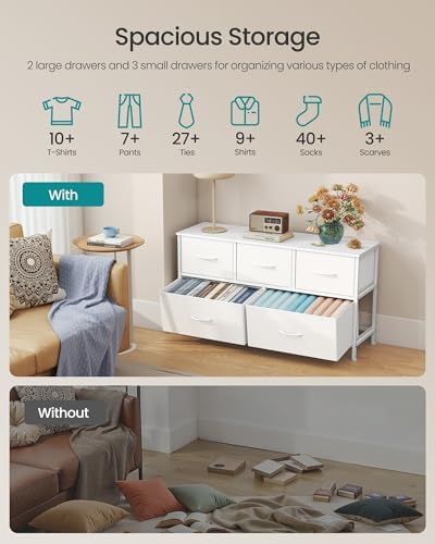 SONGMICS Dresser for Bedroom, Wide Dresser - Image 4