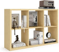 CTESNE【2026 Wooden Thick Frame 6 Cube Storage Organizer Shelf by CTESNE