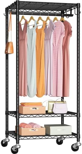 Rolling Clothes Rack, Clothing Racks by FUTASSI
