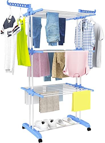 HOMIDEC Clothes Drying Rack, 4-Tier Foldable Drying Rack Clothing by DecorateYourHome