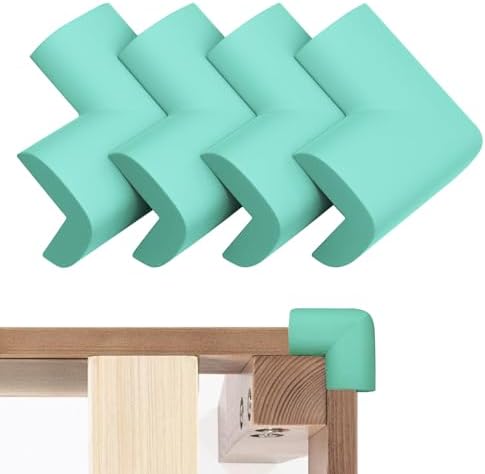 Bed Frame Corner Protector: 4 Pack Foam Rubber Bumpers by Wome