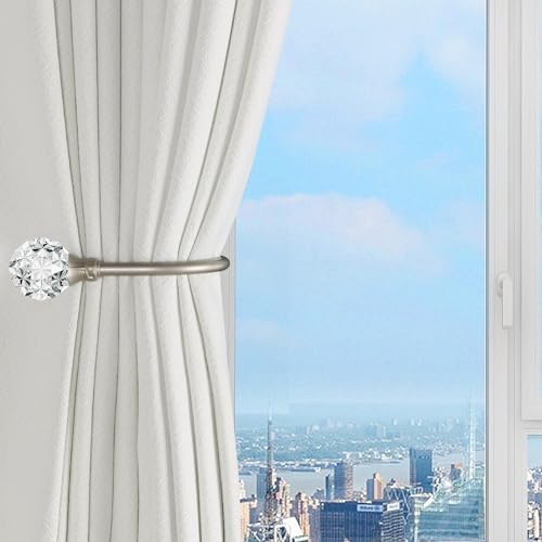 U Shaped Metal Curtain Holdbacks, Curtain Tiebacks, 2 Pack - Image 3