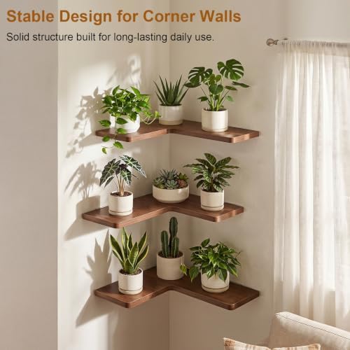 3 Pack Corner Shelf Wall Mounted - Image 6