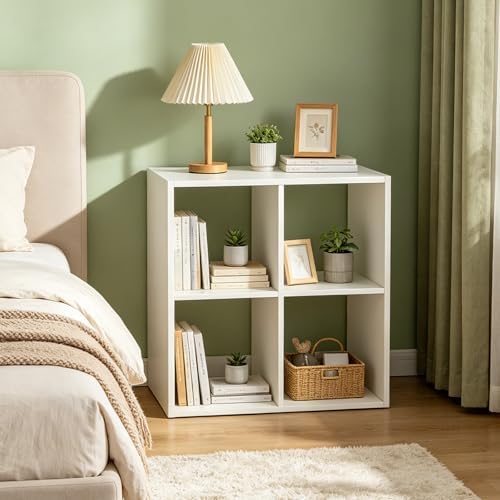 4 Cube Shelf with Anti-Tipping Kits + Reversible Open Back Bookcase - Image 2