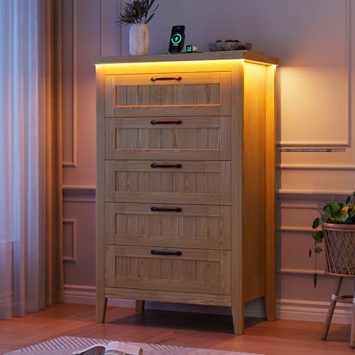 GarveeHome 5 Drawer Dresser - Image 5