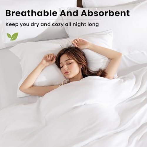Shilucheng 100% Viscose Derived from Bamboo_Sheets, Extra Deep Pocket - Image 3