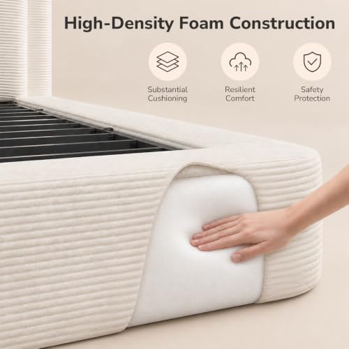 California King Upholstered Bed Frame - Image 4