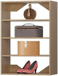 Short Tower Closet Unit, Modular Closet System, Wood Closet System Organizer by Unknown