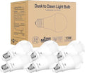 Outdoor Sensor Light Bulbs, E26 Dusk to Dawn Automatic Sensor by Torkase