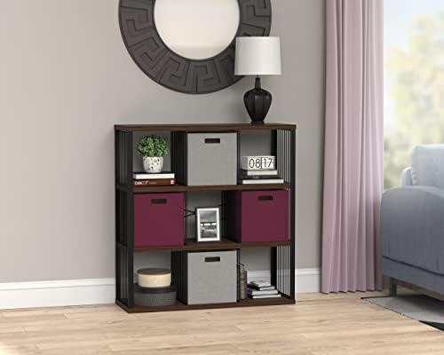 ClosetMaid 9-Cube Storage Organizer Bookshelf, Storage Shelf, Metal Frame - Image 2