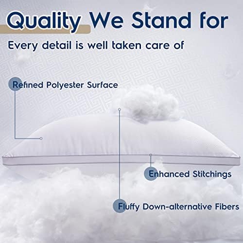 viewstar King Size Pillows Set of 2, Firm Support - Image 5
