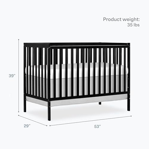 Dream On Me Synergy 5-in-1 Baby Crib, Converts to Toddler Bed - Image 3