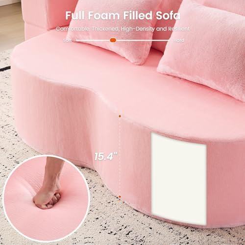 78” Convertible Sofa Bed, Full Size Sleeper Couch - Image 5