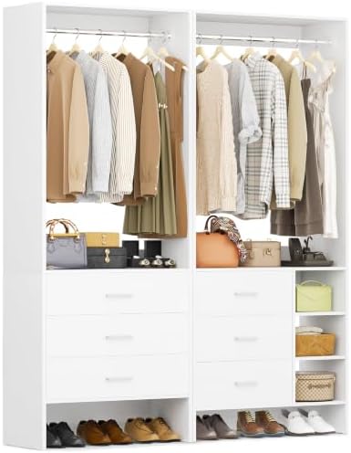 Aheaplus Closet System with 6 Drawers by Aheaplus