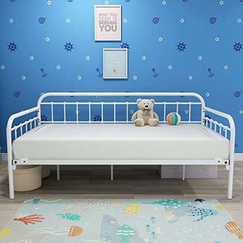 HOMERECOMMEND Multi-Purpose Metal Daybed Frame Twin Size - Image 4